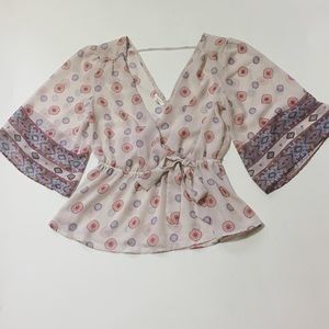 Maurice’s Boho Print Blouse Top